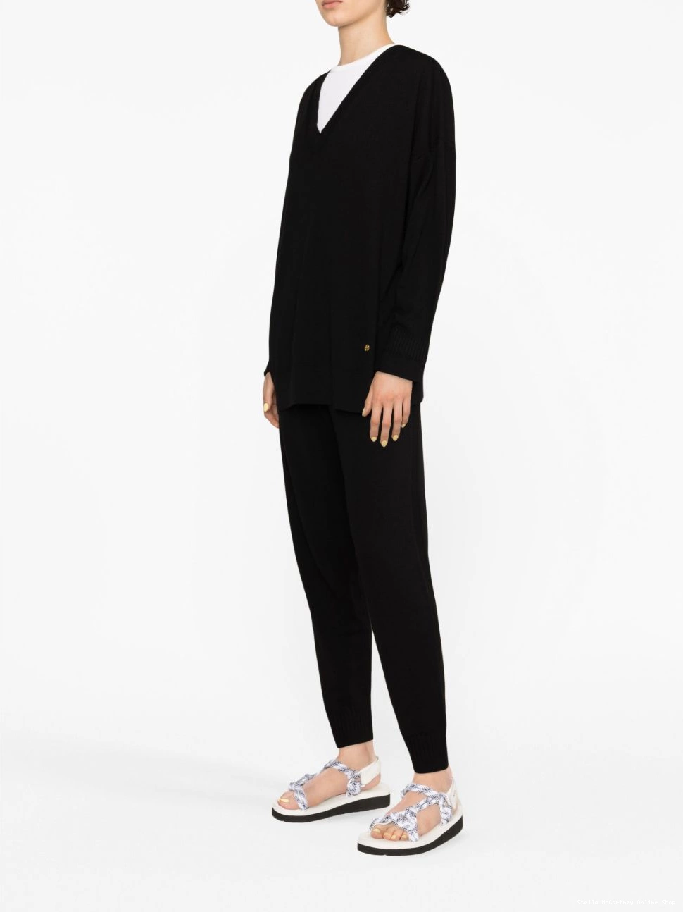 Affordable Women trousers Iconics McCartney fine-knit Stella Stella 0711